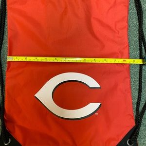 Cincinnati Reds nylon drawstring backpack bag